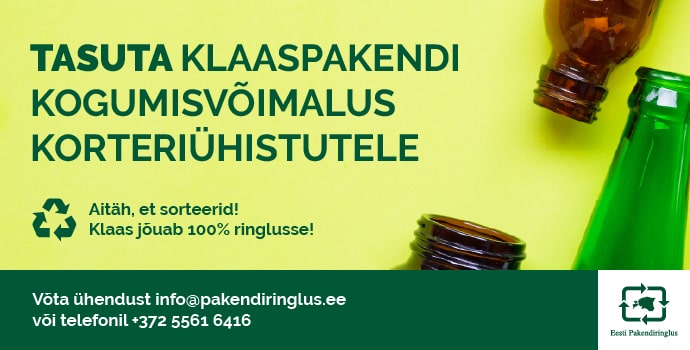 klaaspakendi kogumine korteriühistu