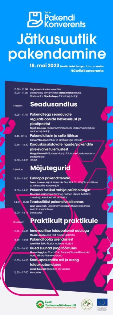 Toiduainetööstuse pakendikonverents 2023